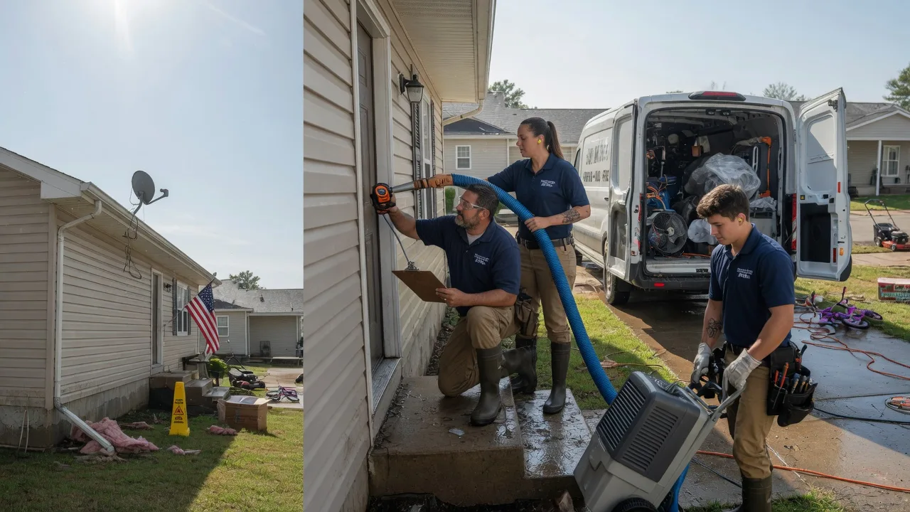 Ceiling Water Damage Restoration in Hammond, WI near me